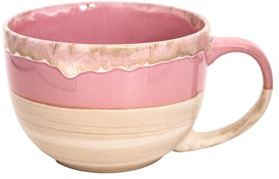 hengshukeji Large 24 OZ/700ml Ceramic Coffee Mugs,Soup Bowls with Handles,Extra Big Jumbo Tea Cup Mug for Office and Home