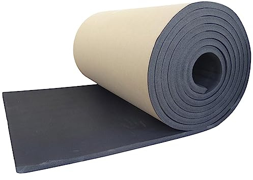 Xujuika Isolation Phonique Acoustique Anti-Bruit Coton Auto, Tampon Auto-adhésives en Mousse Tapis Isolation Acoustique, Bouclier Thermique Tapis Mousse Insonorisant pour Toit, Capot, Moteur