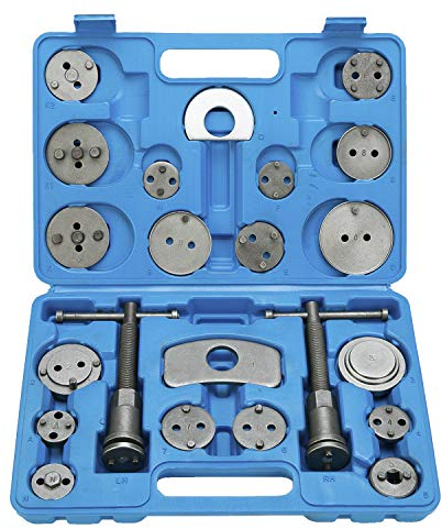 Yakimz Bremskolbenrücksteller Set -Bremskolben-Rückstell-Satz Universal 22-teiliges KFZ Werkzeug Set mit Bremskolbenrücksteller Bremskolben Rückstellwerkzeug Zurückstellen Rücksteller