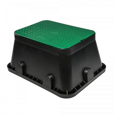 Bradas Cassetta per valvole con coperchio, rettangolare, scatola di distribuzione Jumbo 64 x 50 cm