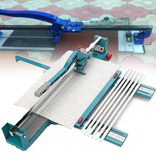 YANGYMM Manual Tile Cutting Machine, 6-15Mm Tile Thickness 1.2M Cutting Length, Professional Porcelain Ceramic Tile Cutter + High Precision Guide, for preciser tiles cut