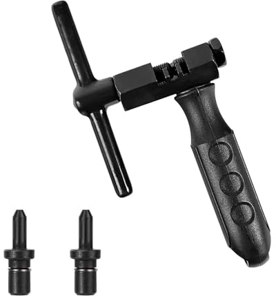 VZU Bike Chain Breaker Tool for 6 7 8 9 10 11 12 Speed Chains Link, Bike Chain Cutter Tool Chain Splitter, Bicycle Chain Removal and Installation Tools