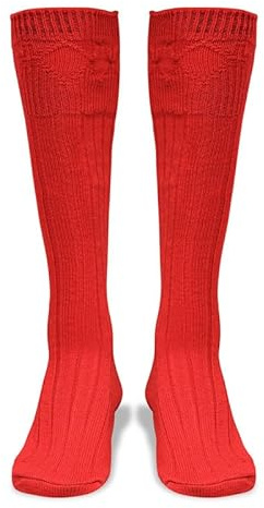 BELGLY Chaussettes de kilt traditionnelles écossaises en laine pour homme Style décontracté Mariage Sports Jambières