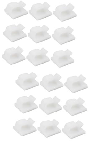 Artibetter 100stücke Kabelclips Selbstklebend Praktische Kabelhalter Für Kabelmanagement Für Schreibtisch Büro Und Zuhause Langlebig Und Sicher Ordnung Für Kabel Und Drähte