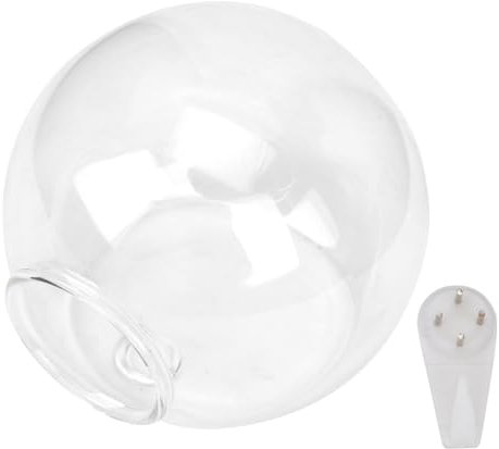 Milisten Hängender Übertopf Aus Transparentem Glas 11,5x12cm Für Wasserpflanzen Dekorative Glasvase Zur Selbstgemacht Mikrolandschaft Für Heim Und Zimmerdekoration