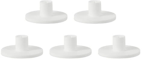 PATIKIL tee De Golf De Goma, Paquete De 5, 1.5 Pulgadas, Soportes De Práctica De Golf, tee para Campo De Práctica, Soporte De Pelota De Golf Estable, Blanco