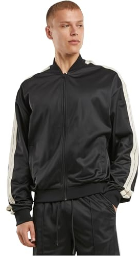 Urban Classics Sportjacka Tennis Core-jacka, träningsjacka, tennisjacka för, storlekar S – 5XL, svart, 3XL