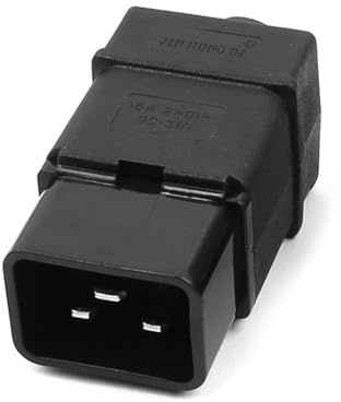 MejaRizon IEC320 C20 AC-Netzadapter, 16A/250V IEC C20 Weiblich, 3 Pins Adapter Steckdosenstecker für Workstations, Server, USV, PDU, Routern und Switch, große Netzwerke, WLAN, medizinische Geräte