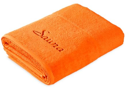 Möve for frottana Pearl Saunatuch 80 x 200 cm aus 100% Baumwolle, orange