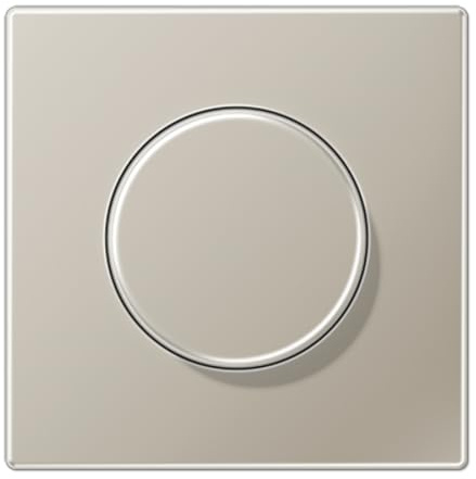 Jung ES1940 Zentralplatte Dimmer Taste Drehteller Stahl