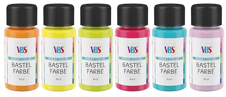 VBS Bastelfarben-Set Fresh, 6-tlg.