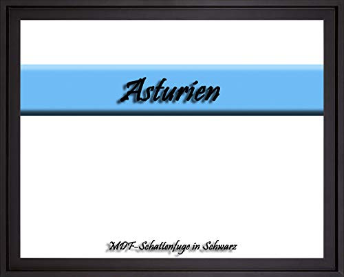 MDF-Leerrahmen ASTURIEN speziell für Leinwandbilder BZW. Keilrahmenbilder im Format 36 x 51 cm. Schattenfugenrahmen in der Farbe: Schwarz. 10 Farben zur Auswahl