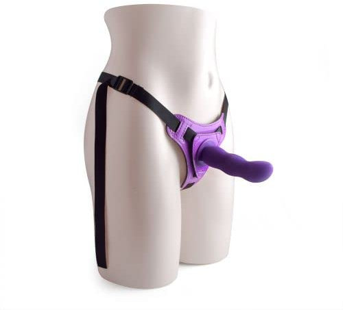 Strap on cintura regolabile indossabile dildo punto G fallo sesso safico sodomia