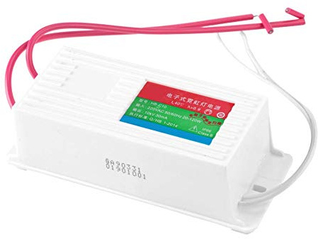 Transformador electr¨®nico de ne¨®n para grandes paneles intermitentes, transformador de alimentaci¨®n de energ¨ªa de ne¨®n, 10 KVAC, 30 mA, carga 4 ¨C 10 m