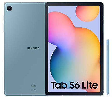 Samsung Galaxy Tab S6 Lite - Tablet de 10.4” (LTE, 4G, Procesador Exynos 9611, RAM de 4GB, Almacenamiento de 64GB, Android 10) - Color Azul, Versión española