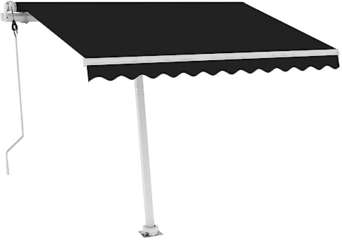 vidaXL Fristående markis automatisk 300x250 cm antracit