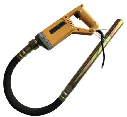 800W Manuel Vibrateur de Béton Bouteille Vibrante Bouteille Vibrant Electrique Vibrant Portable Professionnel Compacteur de Béton Industriel Longueur du Vibrateur 1M