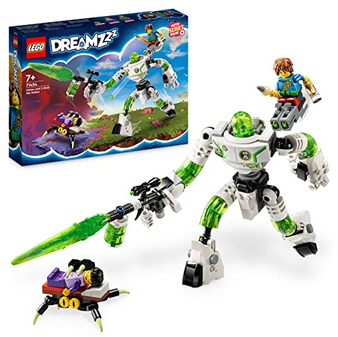 LEGO DREAMZzz 2-in-1 Mateo and Z-Blob the Robot Toy Set with Robot Figure plus Jayden & Mateo Minifigures, Imaginative Dream Adventure Play Based on the TV Show, Toys for Kids Aged 7+ 71454