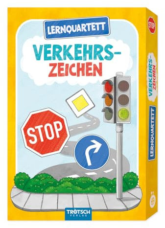 Trötsch Lernquartett Verkehrszeichen: Kartenspiel Gedächtnisspiel Lernspiel