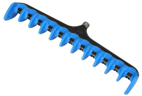 Sarini Fishing Rod Holder, ABS Material, Blue, 19.8 x 6.3 cm, Spiked Fork Design, For Carp Coarse Fishing