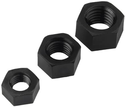 5–50 Stück M2 M2.5 M3 M4 M5 M6 M8 M10 M12 M14 M16 M18 M20 weiße oder schwarze Kunststoff-Nylon-Sechskantmutter(Black Color,M20 (5pcs))
