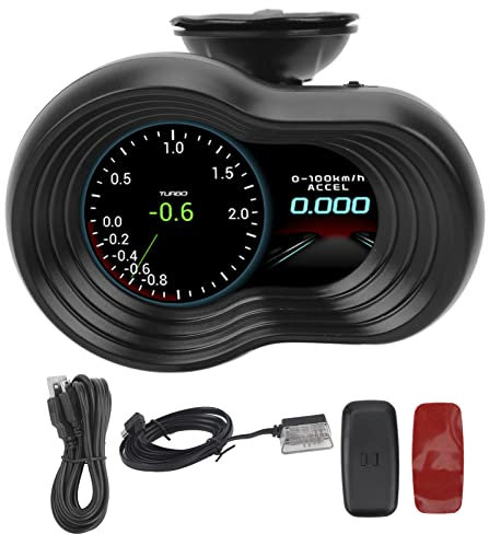 TKSE Multifunktional Instrument OBD HUD, Universal Head Up LCD -Anzeige OBD2+GPS Auto HUD Monitor Multifunktionaler Projektor