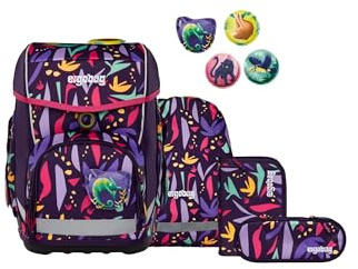 ergobag cubo set zaino scolastico ergonomico classico 5 pezzi prima elementare