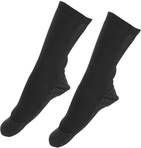 Healeved Calzini da Sub Antiscivolo 3Mm in Neoprene Neri Calzini per Immersioni e Nuoto Invernale Protezione Piedi per Spiaggia e Sport Acquatici Taglia M Un Paio