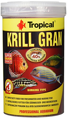Tropical Krill Gran 1000ml / 540g - Un alimento Muy Sabroso para los Peces de Aguas Dulces y los Peces Marinos