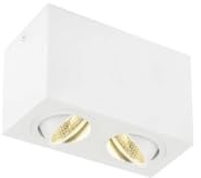 SLV TRILEDO Double, LED Indoor Deckenaufbauleuchte, weiß, 3000K, 16W