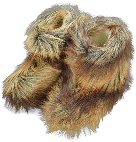 Moro-Design Hüttenschuhe Hausschuhe Yeti Fell Lammfell 100% Schafwolle Pantoffeln Gr.35-48 (39/40)