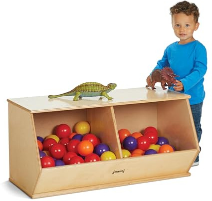 Jonti-Craft 3957JC Stacking Beveled Crate, Duplex
