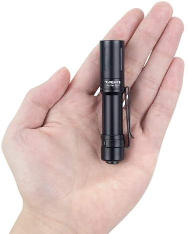 ThruNite EDC Flashlight Archer Mini, 405 Lumens Tail Switch LED Flashlight, USB C Rechargeable Little Pocket Penlight for Camping, Outdoor, and Emergency - Cool White