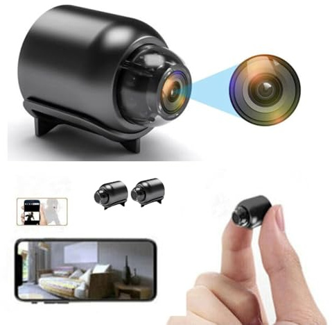 BSLVWG Mini Camera,1080P WiFi Cam Mini Baby Camera Home Security Camera Micro Small Monitor Video Cameras with Motion Detection App Control