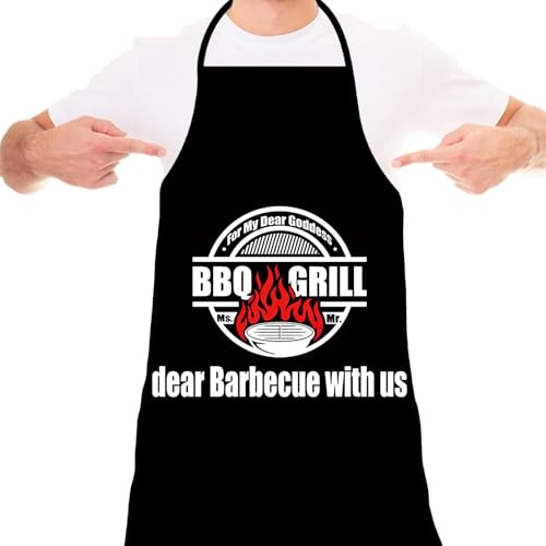 peaceking Kochschürze für Männer, Wasserdicht und Verstellbar, Originelles Geschenk für Männer – Bequeme und Robuste BBQ-Schürze, Ideal für Vatertag, Weihnachten, Geburtstag (2)