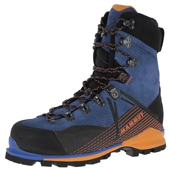 Mammut Kento Mountain High GTX wasserdichte, voll steigeisenfeste Bergschuhe Herren | Bergstiefel | Alpinstiefel | Wasserdicht | Herren | Made in EU dark glacier blue - black UK 10