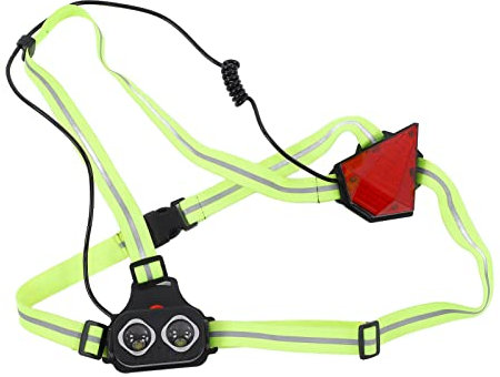 Otufan Lauflichter für Läufer, Brust-LED-Lampe mit 2 Modi, wiederaufladbare USB-Taschenlampe zum Spazierengehen, Joggen, Wandern, Camping, Angeln