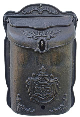 HAODUOO Boîte aux Lettres, boîte aux Lettres en Fonte boîte aux Lettres Murale Artisanat rétro Petit Ange boîte aux Lettres boîte aux Lettres Murale Murale à Suspendre Grande boîte aux Lettres