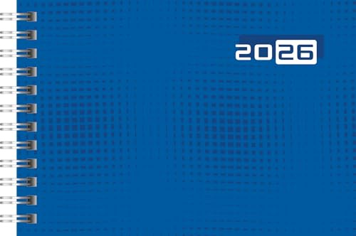 rido/idé Taschenkalender Mod. Septimus '26 | A6 quer, Papier, blau