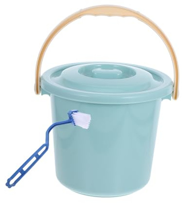 Mipcase Pot De Chambre Portable 8l Couvercle, Plastique Résistant, Base Antidérapante, Pour Garçon Et Filles Et Personnes Âgées, Usage Domestique Et Hospitalier, Urinoir Unisexe Pratique