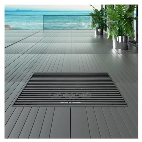 Desagüe de suelo gran calibre for patio exterior, proyecto doméstico especial for exteriores, desagüe fregadero desplazamiento, ducha Para Jardines Y Patios(A30X15)