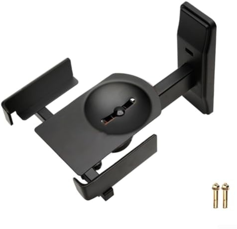 Staffe regolabili a doppio morsetto laterale per altoparlanti satellitari che supportano pesi fino a 25 kg