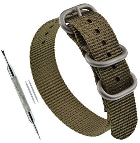 MZBUTIQ Uhrenarmband Nylon Watch Straps (18 19 20 21 22 23 24mm)