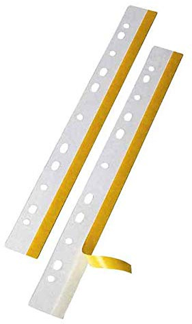 Veloflex 2001.100 Heftstreifen selbstklebend A4 292mm 500St TR. FOLIE 60U.80MM LOCHUNG
