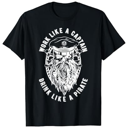 Rhum Pirates Alcool Cocktail Humour Rum Weekend Papa T-Shirt, Homme, Noir, L