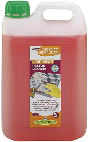 Monestir - Limpiador Restos Obra, Especial Mosaico Hidráulico - 5 Litros
