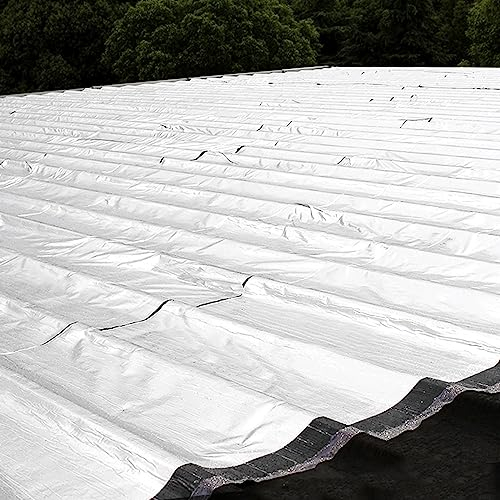 Bitumen-Band,Aluminium Wasserdichtes Klebeband,Selbstklebendes Dichtungsband,Dachpappe,UV-beständige Schutzfolie,für Flachdach,Gartenhaus Dach,Metalldachbahn (1x10m)