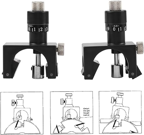 DEWIN Hobelmesser Einstellung, 2 Stück Magnetische Hobelmesser-Einstellvorrichtung, Messgeräte-Setter, Holzbearbeitungswerkzeug