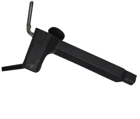 Support de support pour tour à bois en fonte 16 mm (noir)