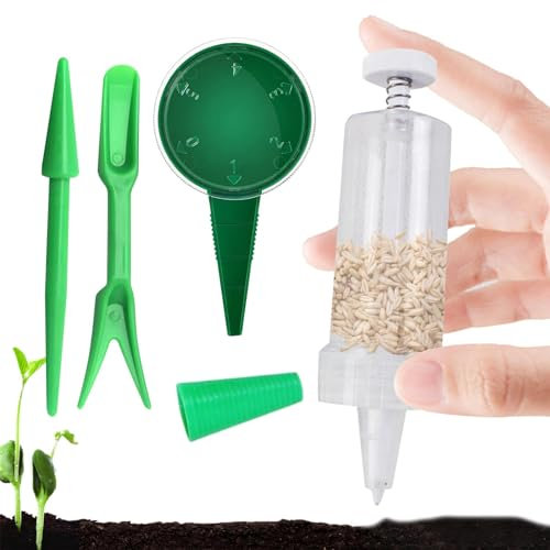 Hand Seeder Planter - Farm Seed Dispenser Seed Planting Tool | Adjustable Garden Hand Planter Sowing Tool Flower Plant Seeding Traditional Seedlings Sowing Sowing for Flower